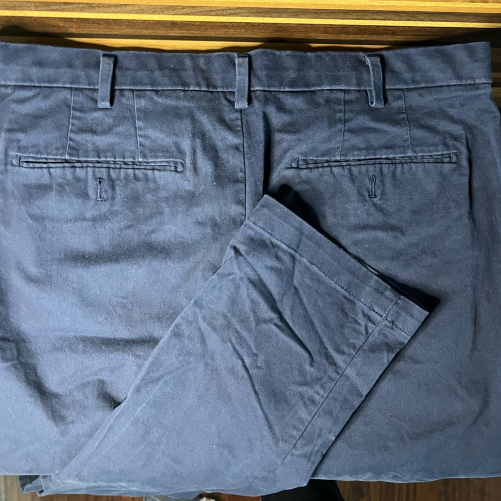 Uniqlo Navy Chinos (Size 35x34)